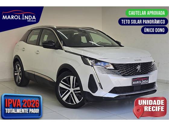 PEUGEOT 3008 1.6 16V THP GASOLINA GRIFFE AUTOMÁTICO PEUGEOT 3008 1.6 16V THP GASOLINA GRIFFE AUTOMÁTICO